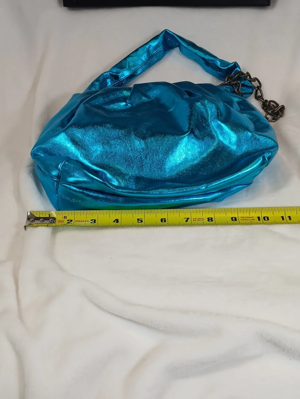 Free People Viva La Vegan Arctic Blue  Shoulder Bag